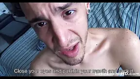 Straight Young Amateur Latino First Time With Gay Stranger For Money POV