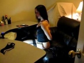 Gf strips out of lingerie and bates for a stranger
