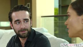 Sloppy Blowjob And Feet Sucking By Kinky Teen Zoe Bloom