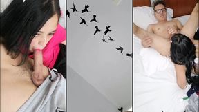acosada y llevada a mi habitacion una chica pueblerina