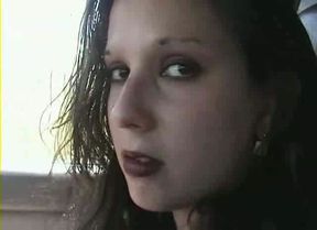 This is the goth chick that I was planning to seduce in my car