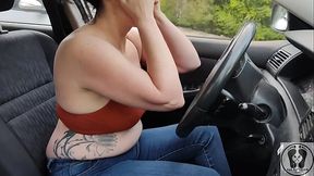 FRUSTRATED WOMAN DESPERATION CAR PROBLEMS PE DAL PUMP FETISH