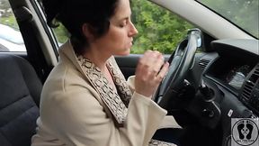 FRUSTRATED WOMAN DESPERATION CAR PROBLEMS PE DAL PUMP FETISH
