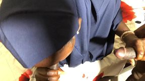 threesome with street muslim girl on hijab