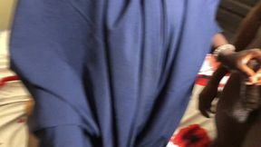 threesome with street muslim girl on hijab