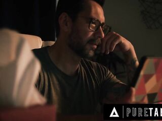 PURE TABOO Stupid Destiny Mira Catches Creepy Overprotective Stepdad Setting Cameras Around The Abode
