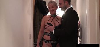 Scarla Swallows gulps cum after rough anal pounding