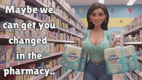 Pharmacy Trip | Diaper change POV audio