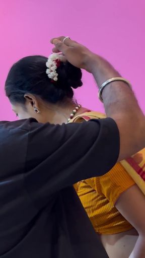 South indian sexy bhabhi ko desi uncle nekhub pussy fuck kiya, bhabhi ne apna pussy chataya   Clip 1