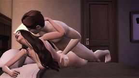 Edward Devours Bella's Mouth and Pussy in 3D Hentai