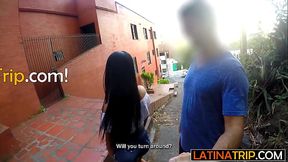 Petite Latina babe gets rough fucked after deepthroat blowjob