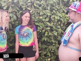 Mad Cowboy’s Memorial Day Trio W Tiny Princess Laya Rae & Riley Star – Dissolute Live 4K