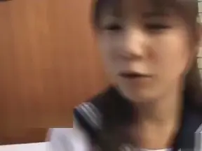 Hot Japanese Teacher Momo Aizawa Enjoyed by Student's Tongue & Cock