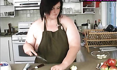 BBW bakes apple pie and then..SUPRISE ! 1