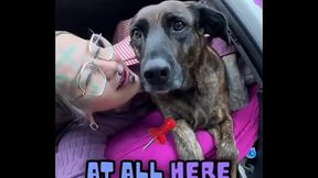 In LOVE with Kora - best sleepover ever &lt_3-#dog #sleepover #facetattoo #eyetattoo #eyeballtattoo