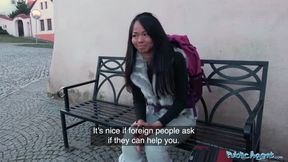 Stranded Thai Facialised by Stranger