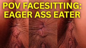 POV FACESITTING - EAGER ASS EATER ASSHOLE FETISH - Sofie Skye - 4K MOV