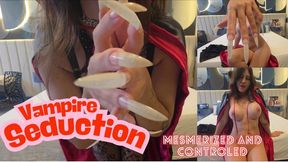 Custom: controled by a vampire Mistress, striptease and nails worship