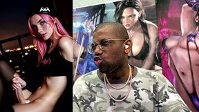 transgender super hero jerking off and cumming all over her face and body, ai generated