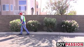 Twink goes home to masturbate after looking for Pokemon