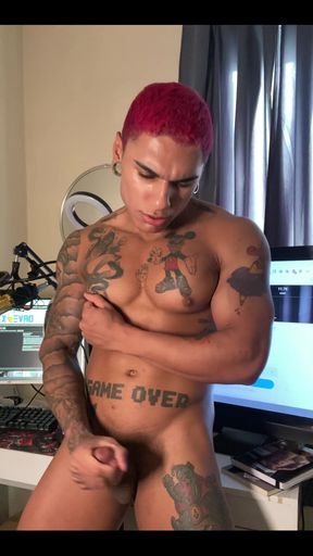 Playing with My Dick and Cum