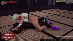 Broadzilla VS Mandingo (Naked Fighter 3D)