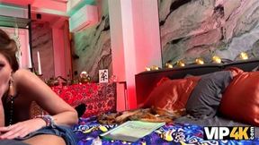 VIP4K Sexy teen witch Una Fairy sucks big collector's cock