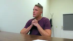 Blonde Inked Twink Bent Over Office Desk for Rough Anal – DirtyScout