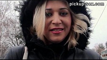 Amateur Linda Ray flashes her tits and pounded for some money