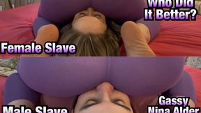 Dax vs Sinthia! Fart Sniffing Contest!