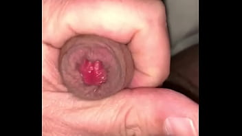 Amateur wanking my 15cm uncut small tiny cock