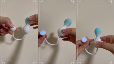 Smart Kegel Ball unboxed your tight squeezed vibrations burst