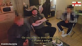 Straight Fit Latino Guy Tries Anal for the First Time and the Security Guard Agrees to a Hot Threesome