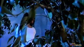 Asian slut moans loudly while riding her BF&#039;s hard dick outdoors
