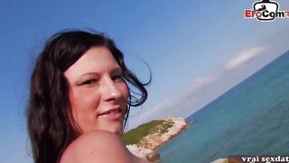 French slim amateur 18 plowed public inside forest