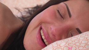 Fragile Petite Doll Milana Gets Horny in Her Bedroom