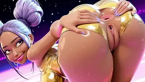 KPOP SEMEN HUNTERS - MADI Slide It In Slow Ebony Korean PMV ai Parody