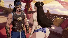 Bahubali fucked Debsena Anal on a flying ship (Bahubali parody 2)