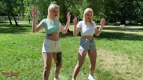 mr. texas has a huge b-day gift to blondes greta foss & vera jarw!