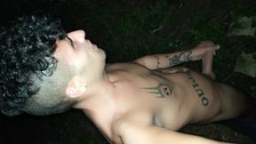 4 Cumshots at the Same Place Outdoor in 2 Minutes. 4 Horny Evenings Compilation