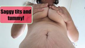 Laying in bed I show you my saggy tits and body (sep 30 2025)