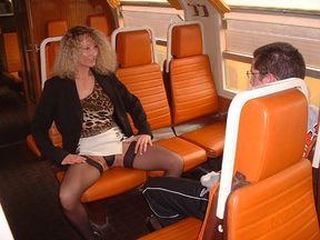 The cougar and the virgin on the train