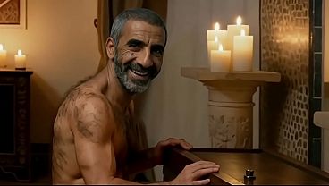 Ali Al Shafir, elderly horny immortal arab mage is extremely horny. - AI Generated
