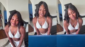 horny teen doing joi on facetime