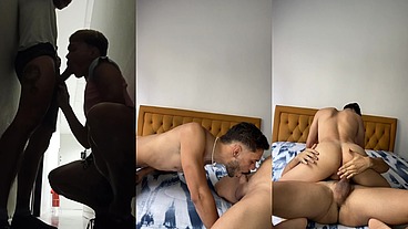Encontrei esse twink na academia e levei ele pra comer em casa