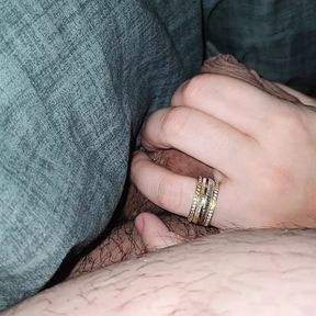 Step mom handjob step son best friend under blanket