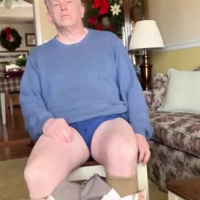 Want to watch a 67 year old man masturbating?