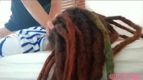 dreadhead clio receives hard morning anal