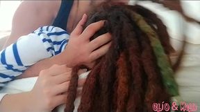 dreadhead clio receives hard morning anal