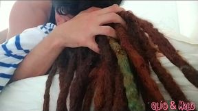 dreadhead clio receives hard morning anal